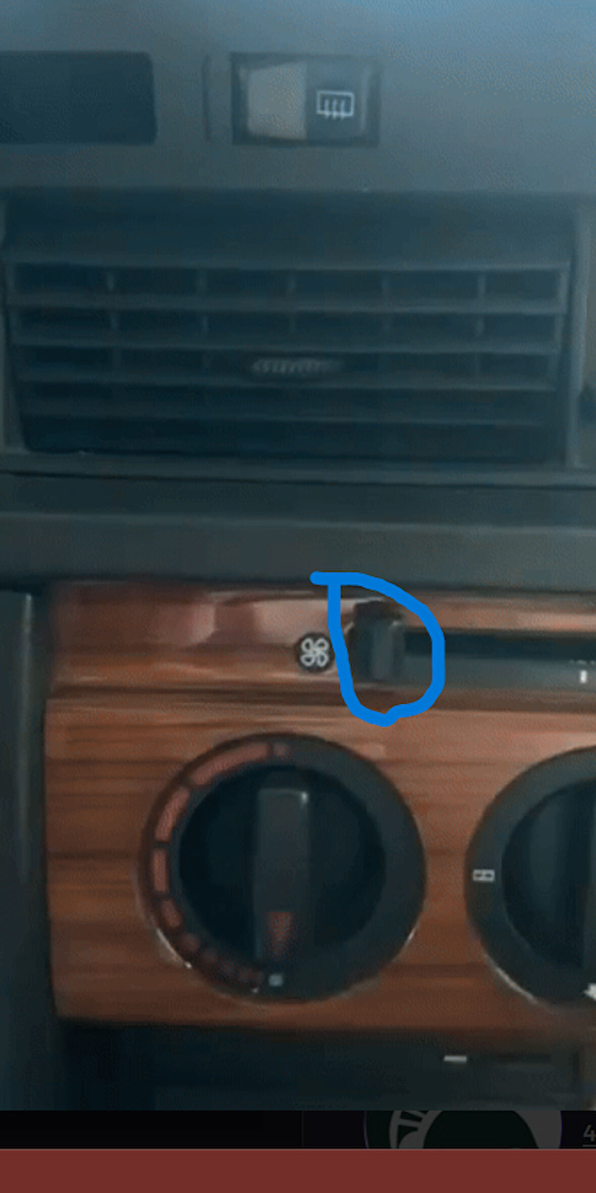 Mercedes 190 Kalorifer Klima Kontrol Butonu Düğmesi