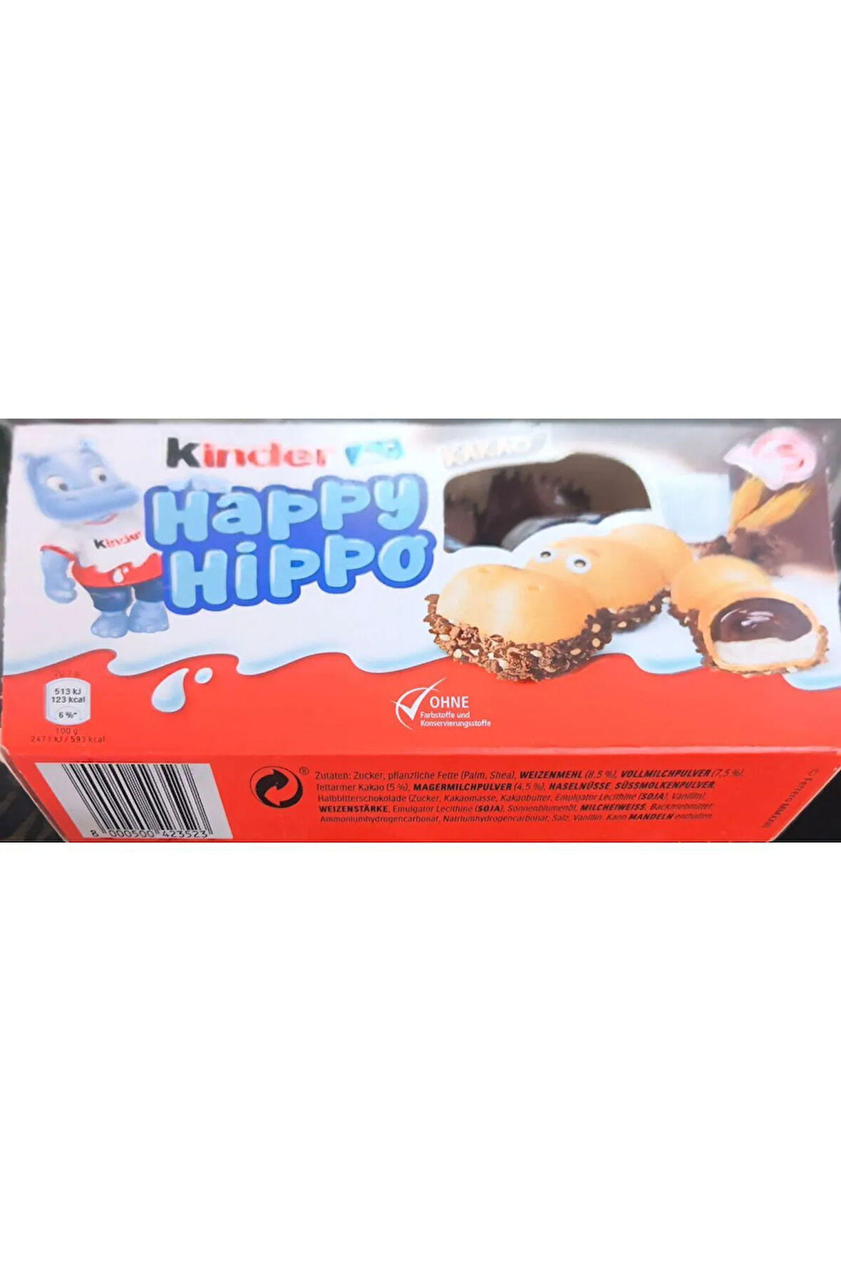 Kinder happy hippo 5li