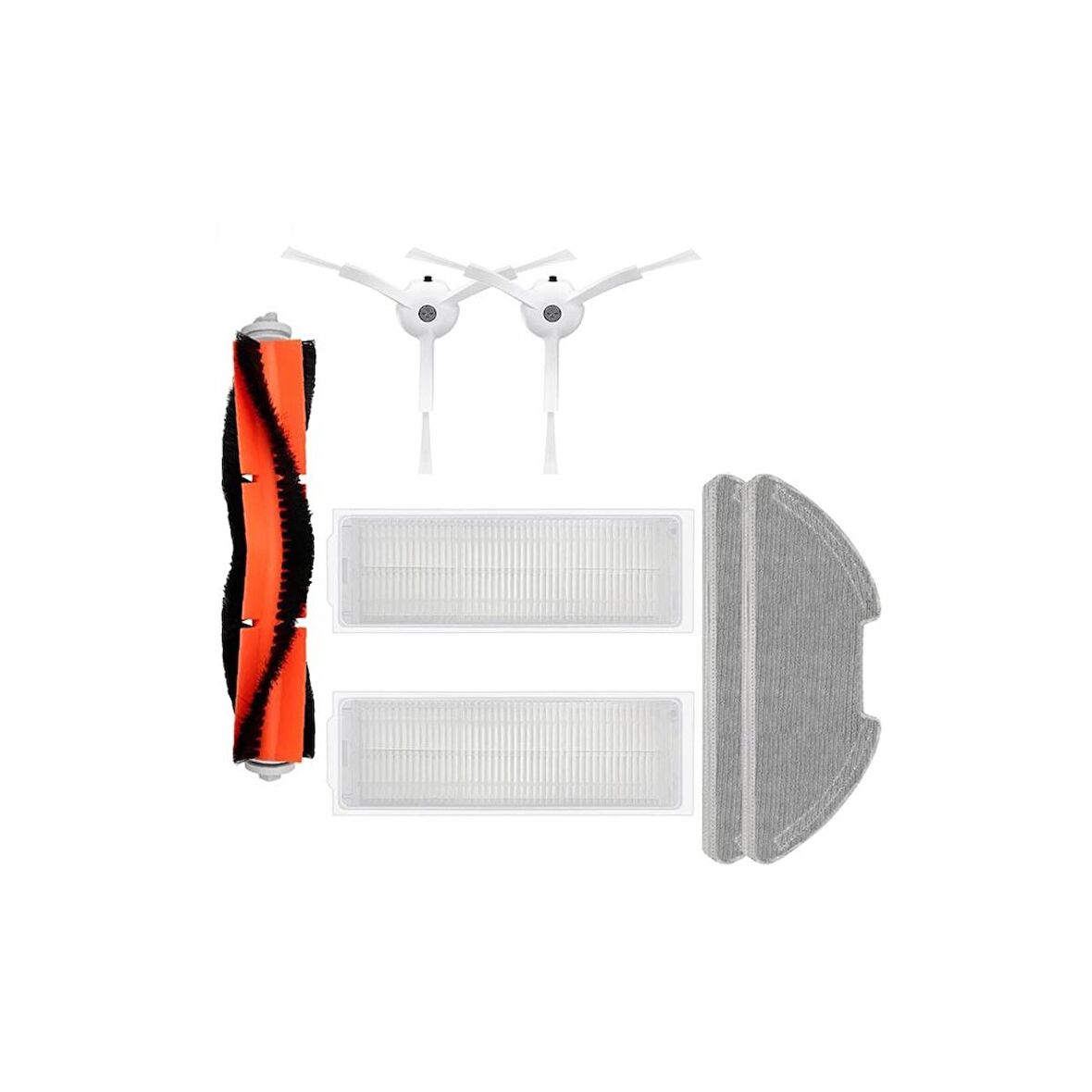 Xiaomi Mi Vacuum Mop 2 Pro MJST1S/MJST1SHW Uyumlu Robot Süpürge Fırça Filtre Seti