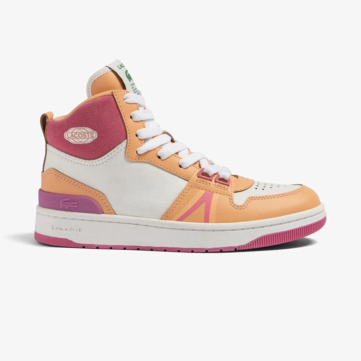 Lacoste L001 Mid Kadın Beyaz Sneaker