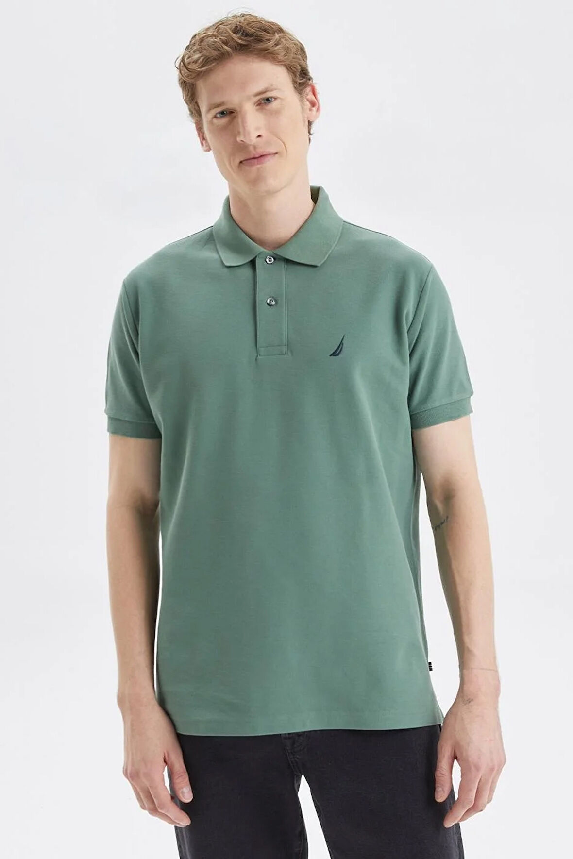 Erkek Nautica Classic Fit Kısa Kollu Polo - Lacivert | XS