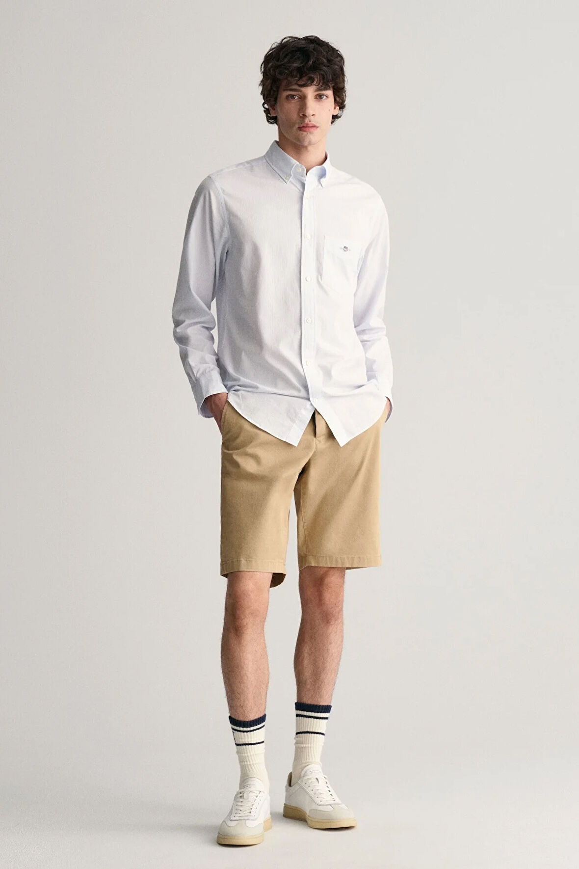 Erkek GANT Relaxed Fit Şort - Bej  | 36