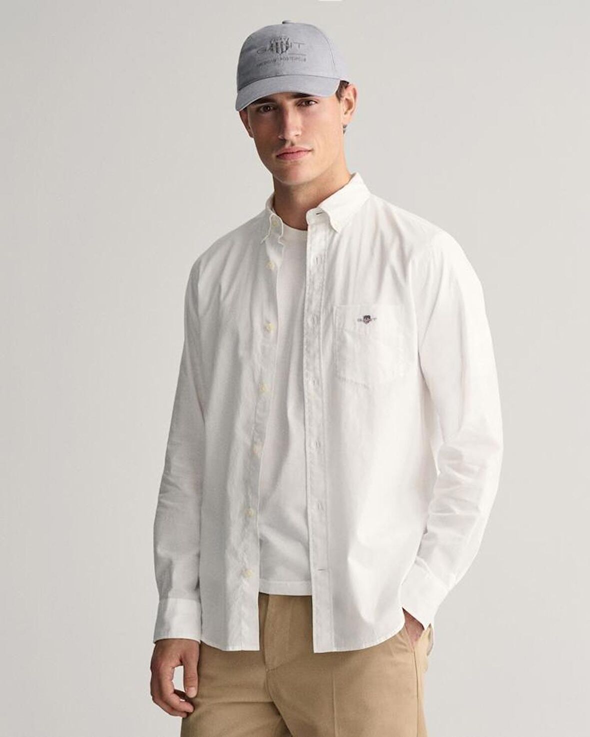 REG COTTON LINEN SHIRT