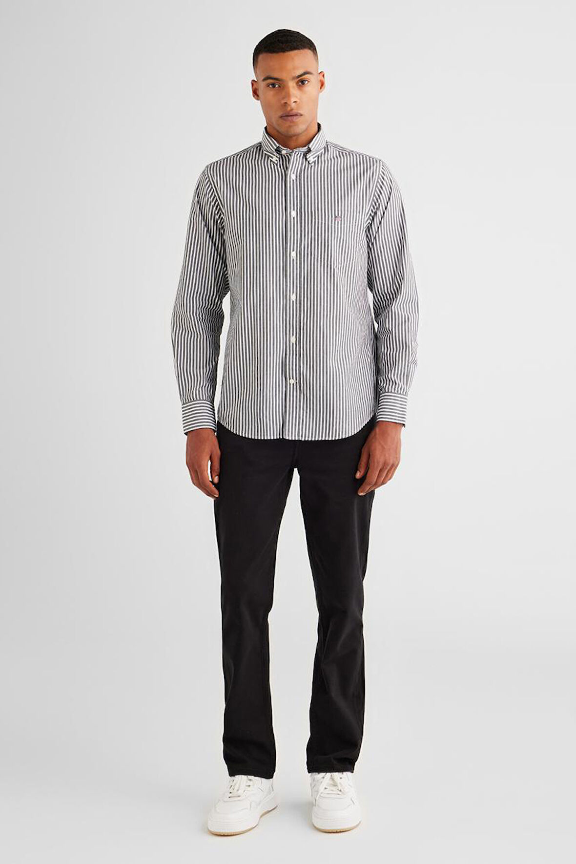 Erkek Regular Fit Pantolon - Siyah | 32/32