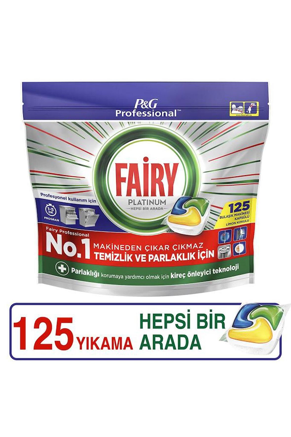 Fairy Hepsi Bir Arada Bulaşık Makinesi Tableti 125'li 