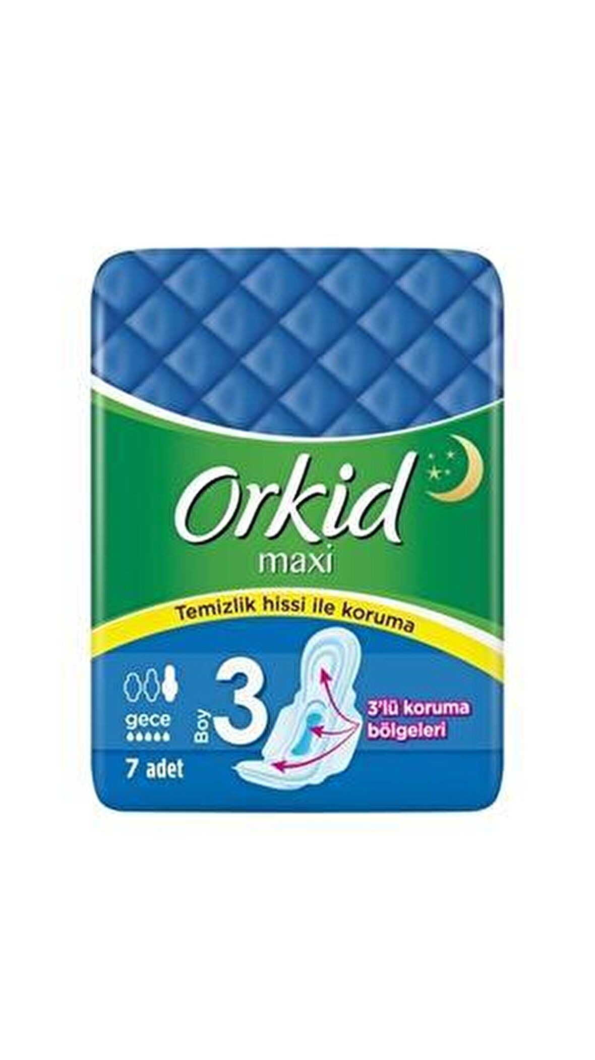 Orkid Maxi Gece 7 Adet Hijyenik Ped