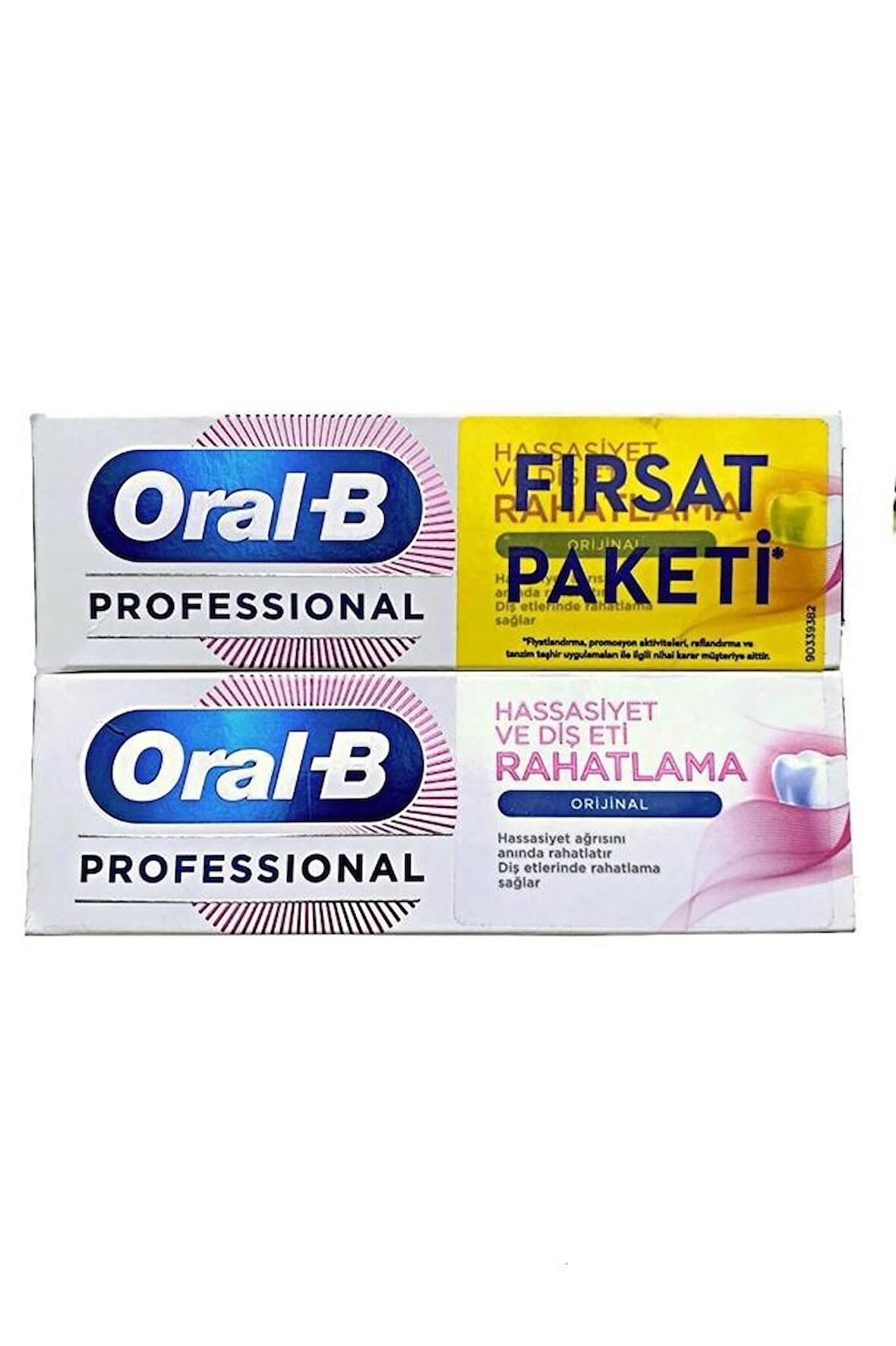 Oral-B Professional Orijinal Hassasiyet Ve Diş Eti Rahatlama Diş Macunu 75 ml x 2 