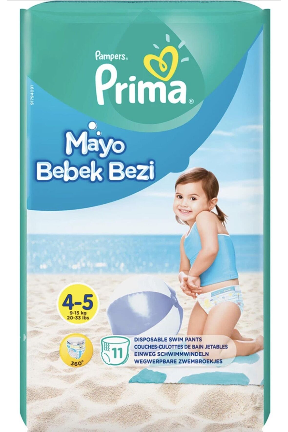 Prima Mayo 4-5 Beden Maxi 11Li