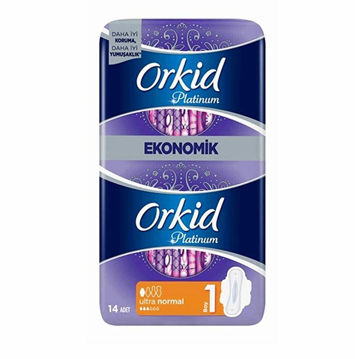 Orkid Platinum Normal (Boy 1) 14 adet Hijyenik Ped