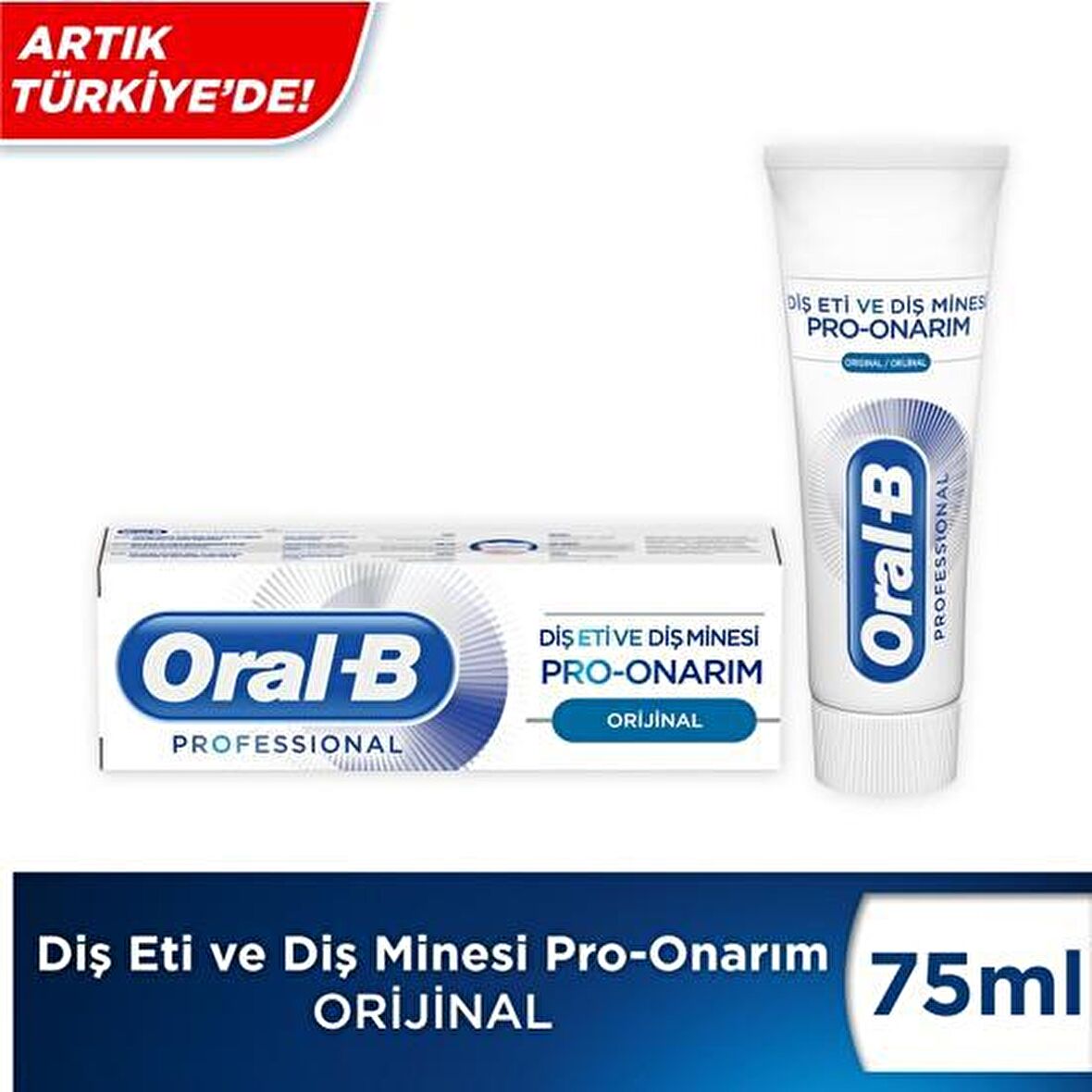 Oral-B Professional Diş Eti ve Diş Minesi Pro-Onarım Orijinal Diş Macunu 75 Ml