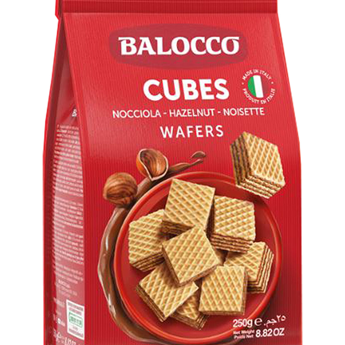 BALOCCO WAFERS HAZELNUT KÜP GOFRET (FINDIKLI) 250 GR *12'Lİ