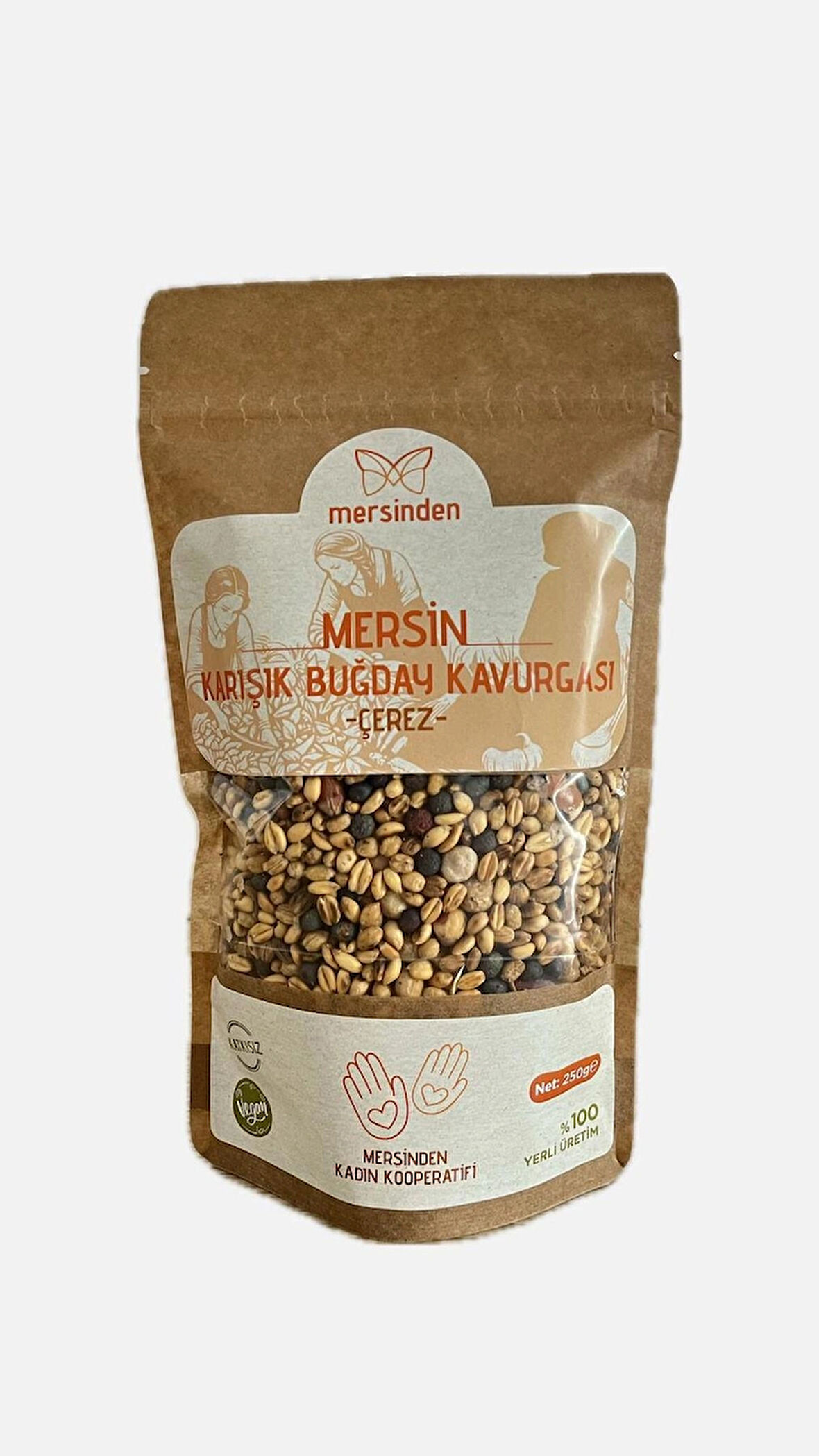 MERSİNDEN GÜLNAR KARIŞIK BUĞDAY KAVURGASI ÇEREZ