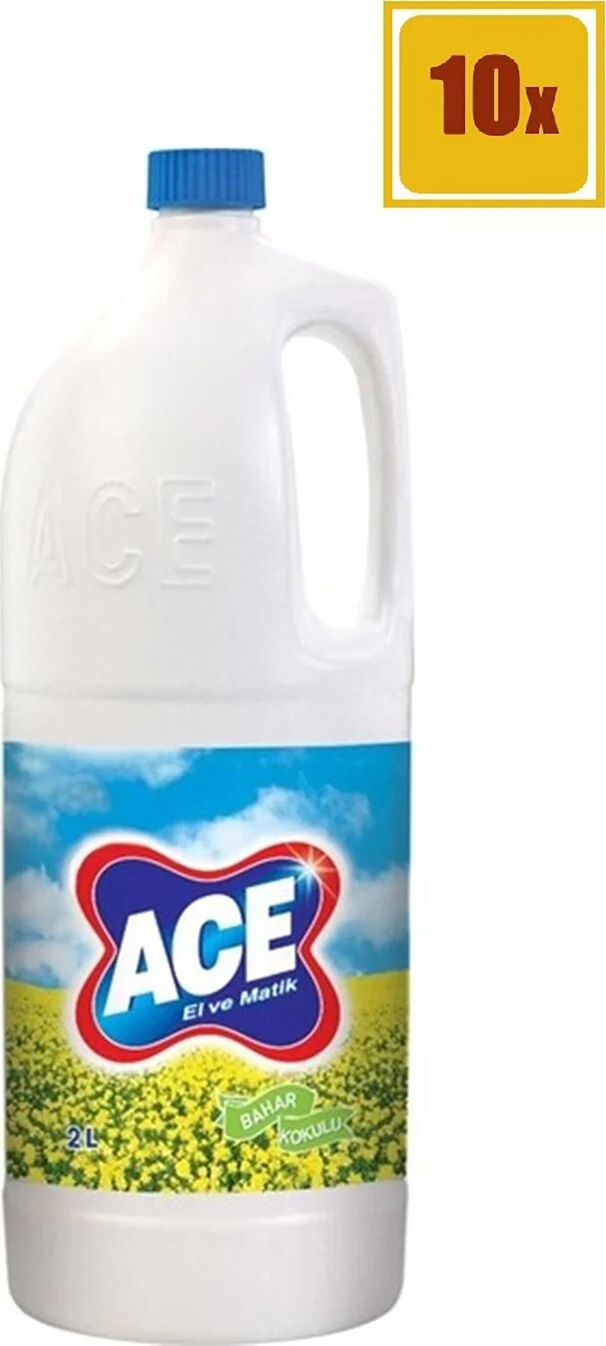 Ace Çamaşır Suyu Bahar Çiçekleri 2 lt 10'lu Set