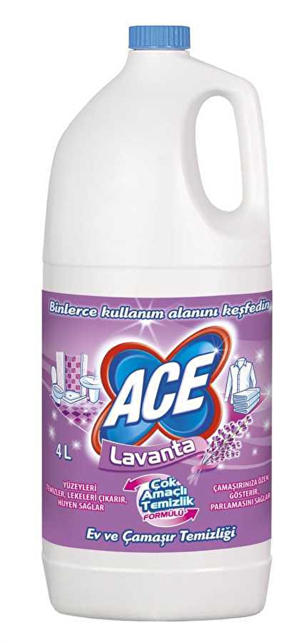 Ace Lavanta Normal Sıvı Çamaşır Suyu 4 kg