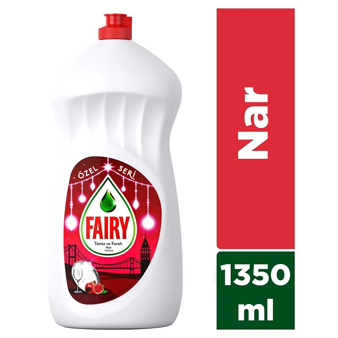 Fairy Narlı Sıvı Elde Yıkama Deterjanı 1350 ml 