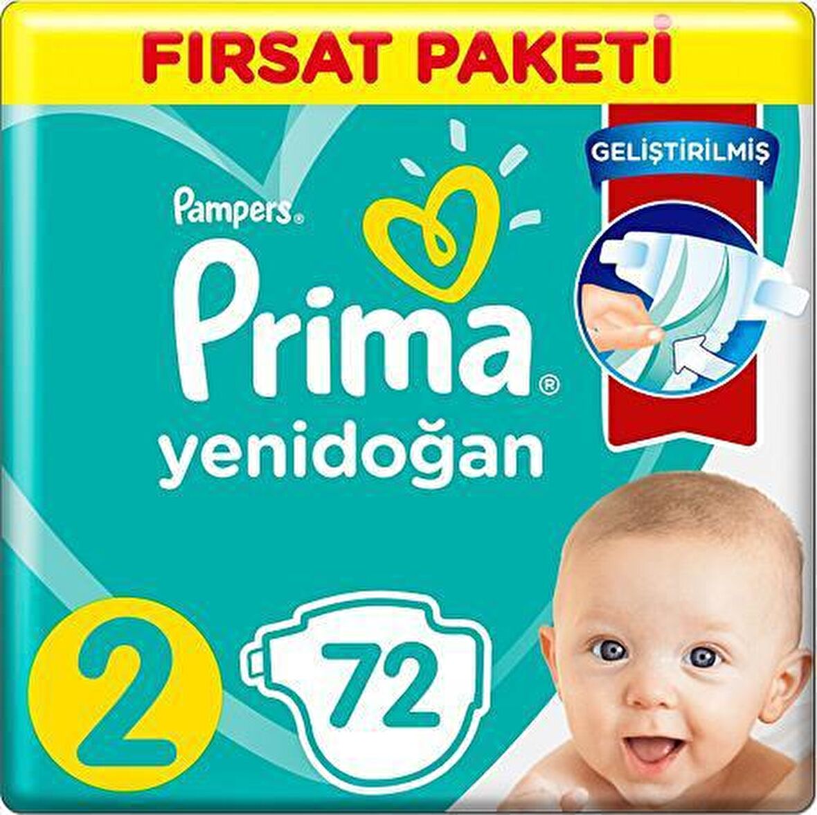 Prima Aktif Bebek Fırsat Paketi Mini No:2 72Li