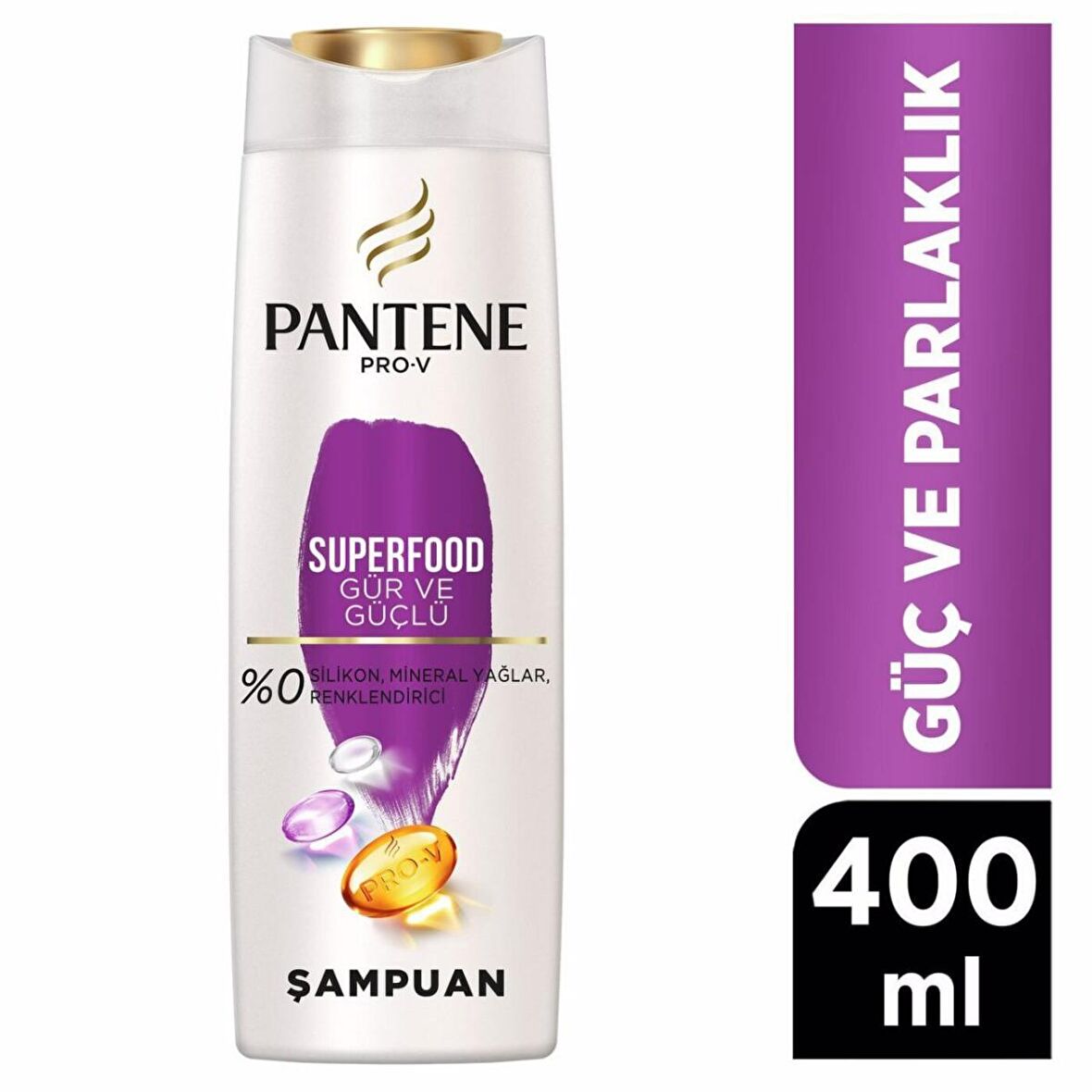 Pantene Superfood Zayıf Saçlar İçin Besleyici Şampuan 400 ml