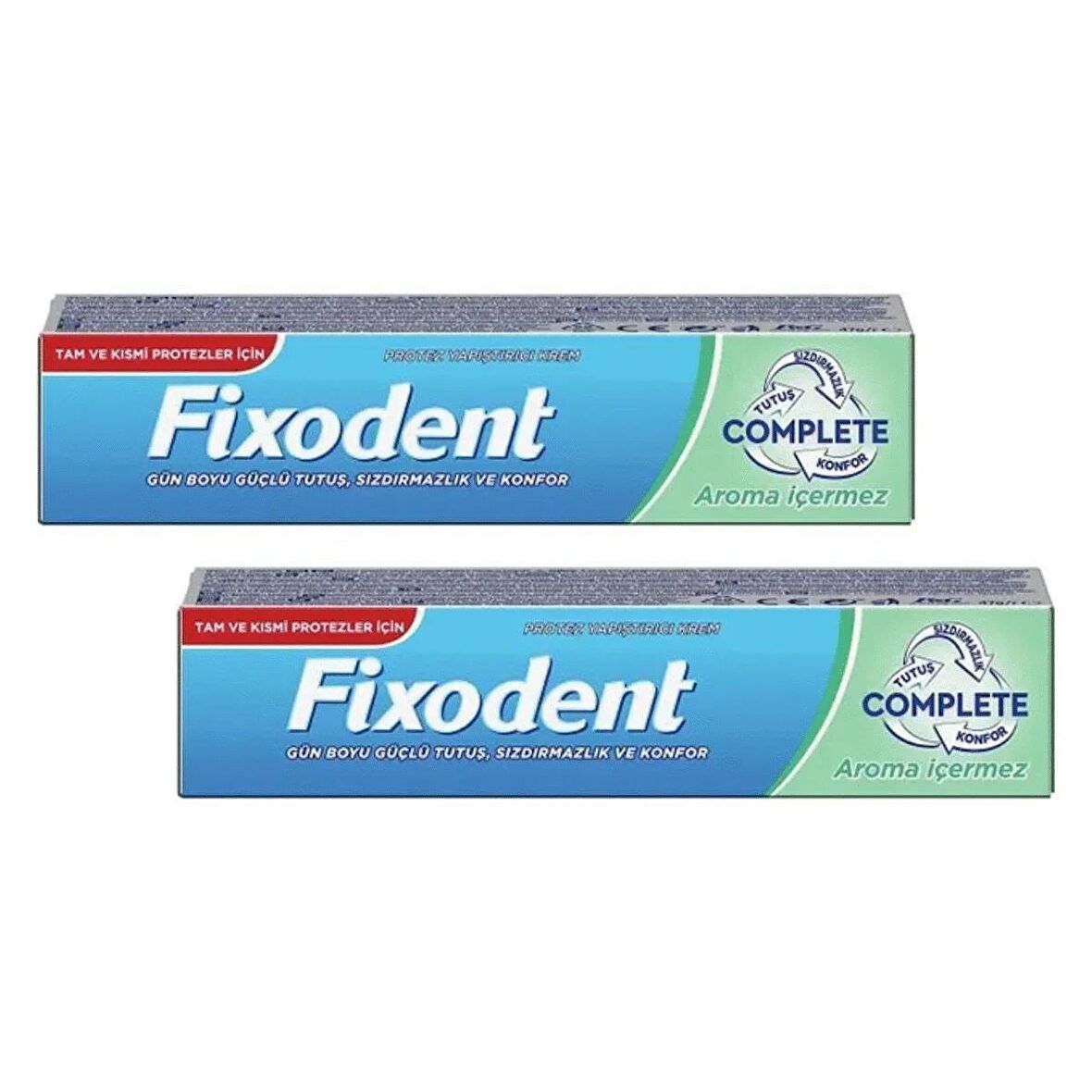 Fixodent Complete Diş Protez Yapıştırıcı Krem 40gr 2 li