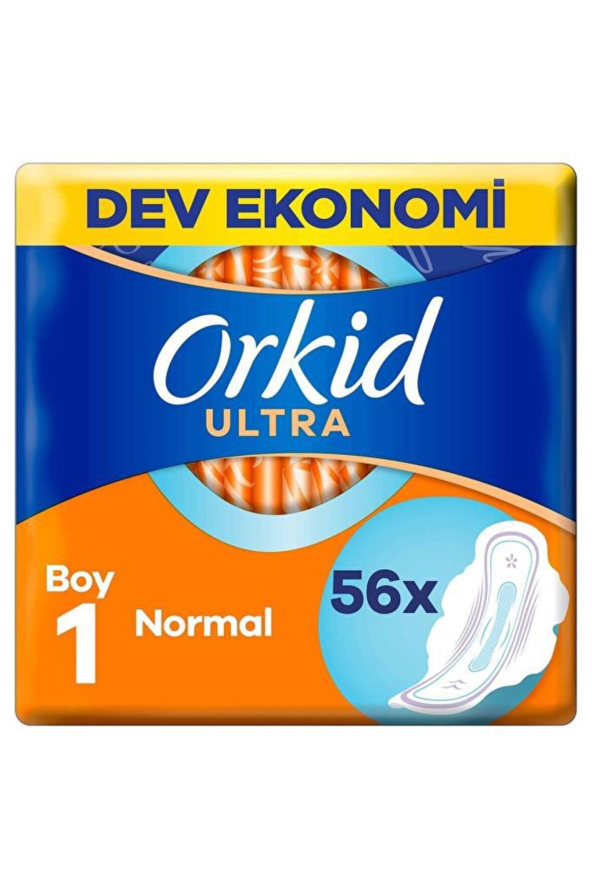 Orkid Ultra Extra Normal 56 Adet Milli Takım Cesaret Paketi Hijyenik Ped