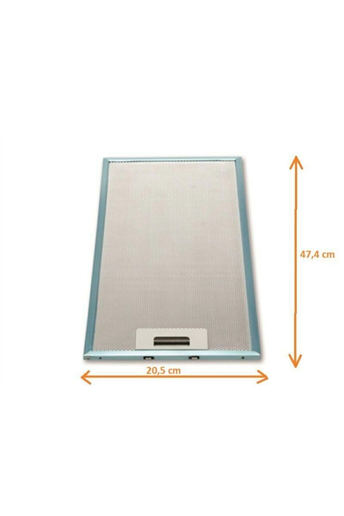 20,5 X47,4 Cm Ankastre Aspiratör Davlumbaz Alüminyum Yağ Filtresi White-daisy Asp205x474 Uyumlu