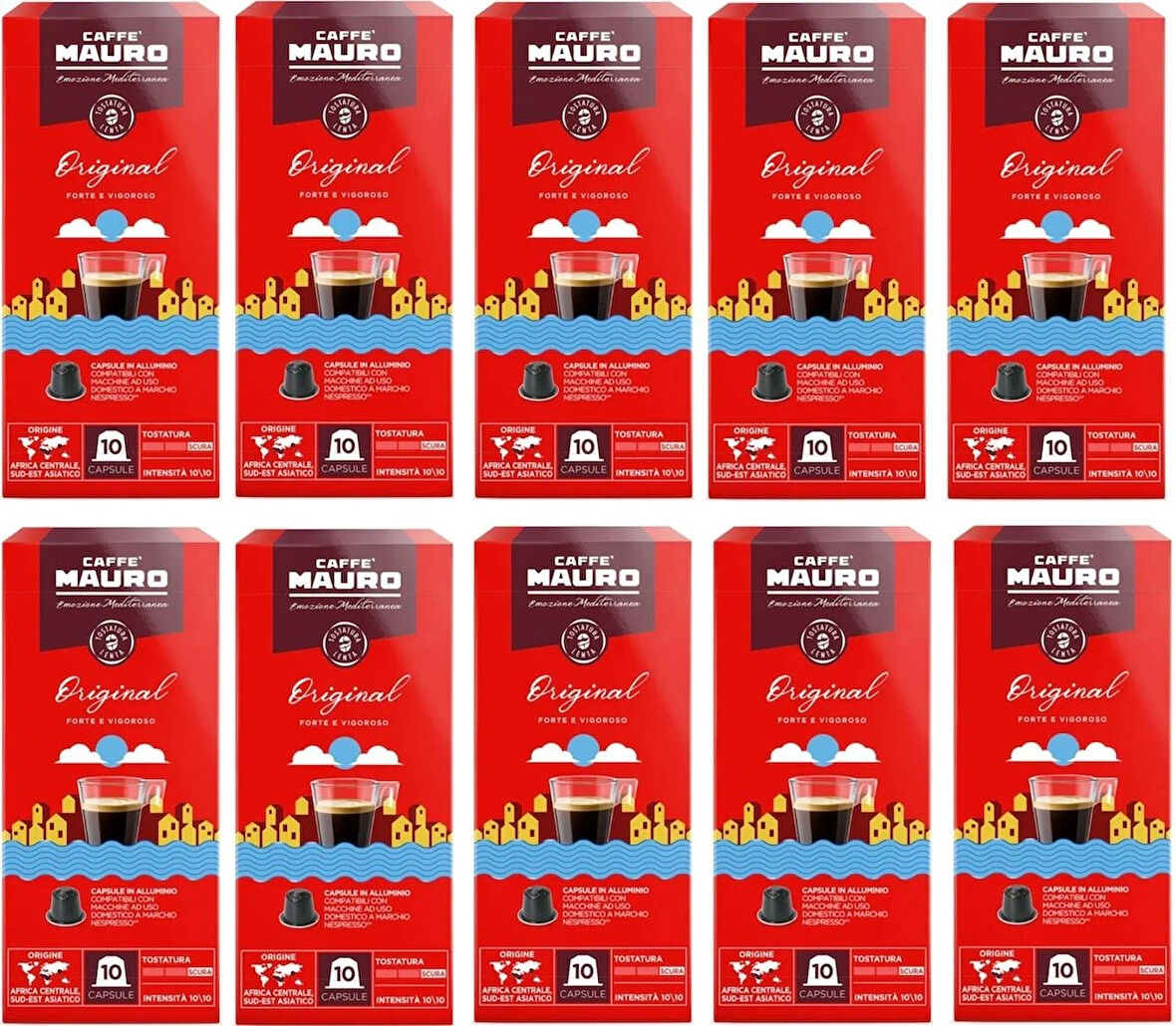 Caffe Mauro Original Nespresso Kapsül Kahve 100 kapsul