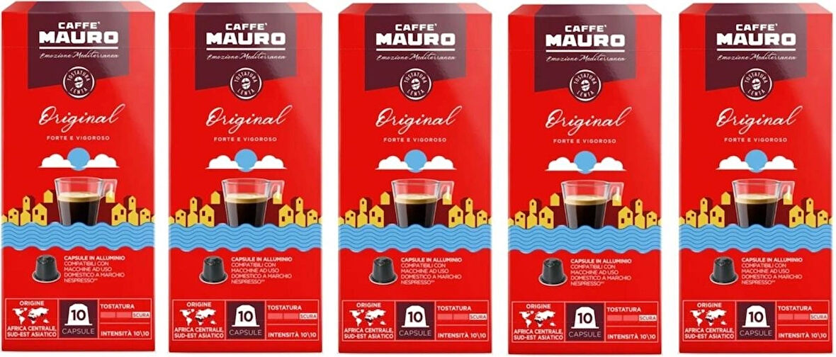 Caffe Mauro Original Nespresso Kapsül Kahve 50 kapsul