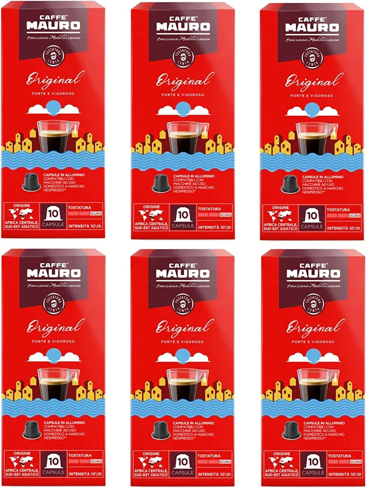 Caffe Mauro Original Nespresso Kapsül Kahve 60 kapsul