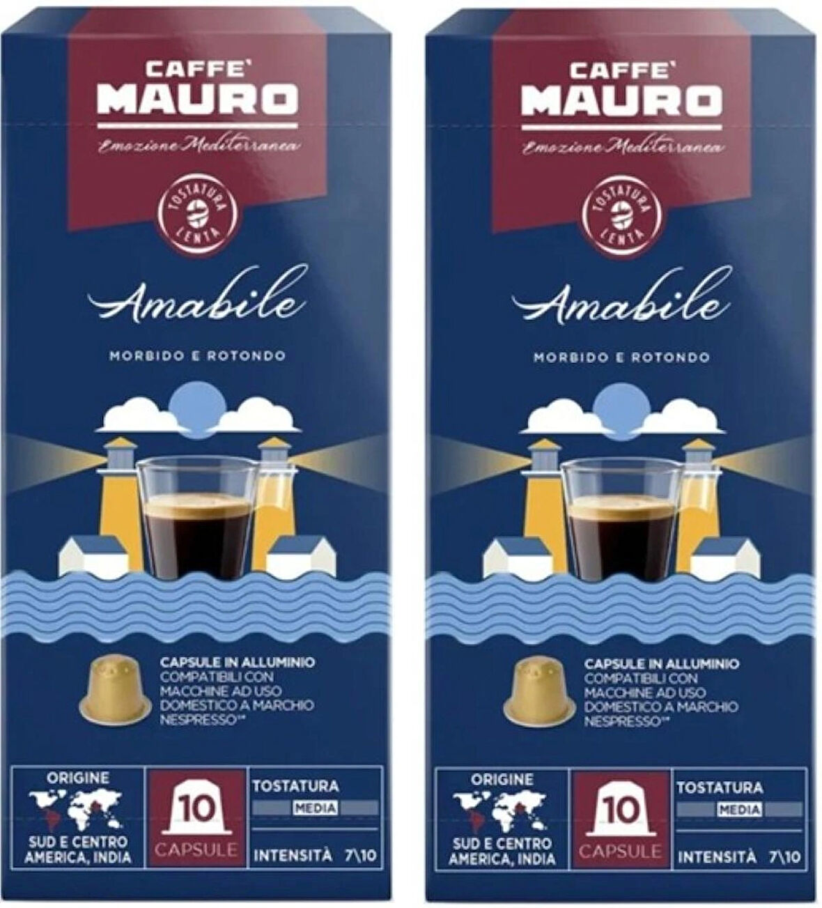 Caffe Mauro Amabile Nespresso Kapsül kahve 20 kapsul