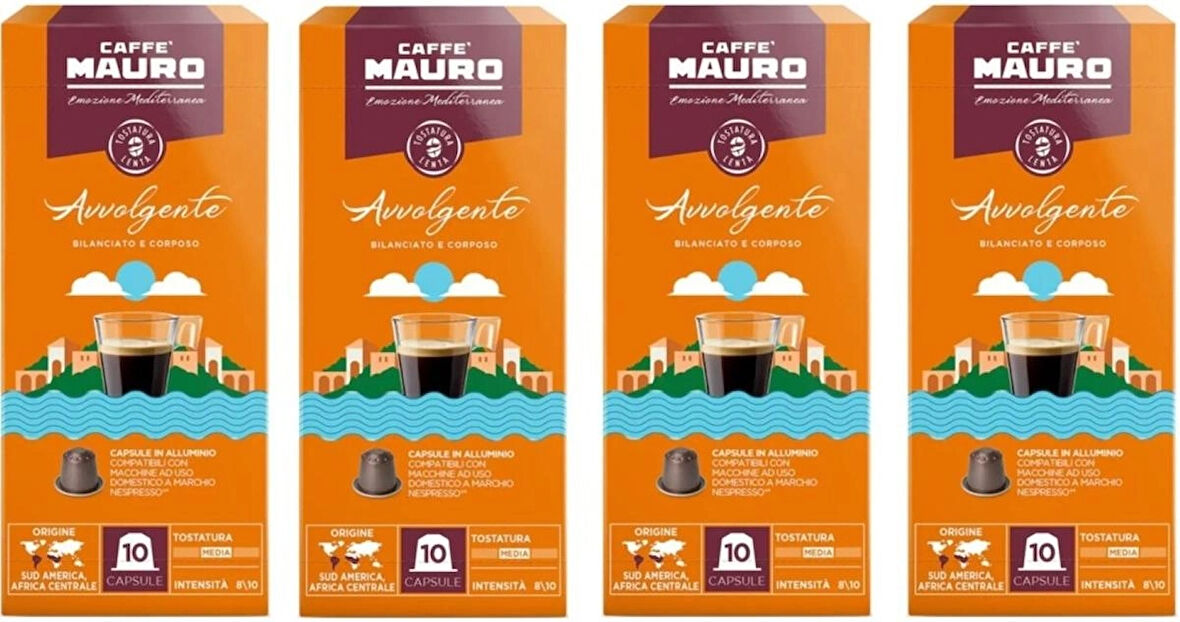Caffe Mauro Avvolgente Nespresso Kapsül Kahve 40 kapsul