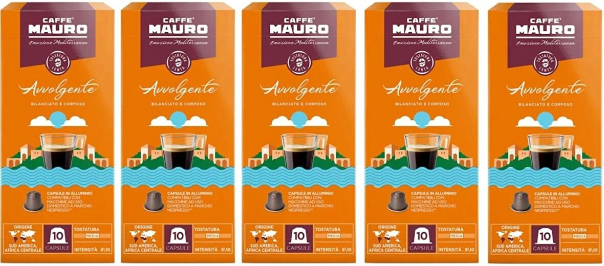 Caffe Mauro Avvolgente Nespresso Kapsül Kahve 50 kapsul