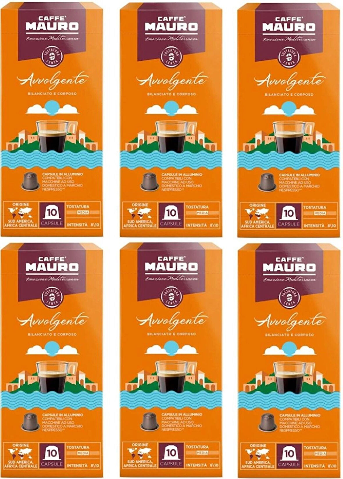 Caffe Mauro Avvolgente Nespresso Kapsül Kahve 60 kapsul