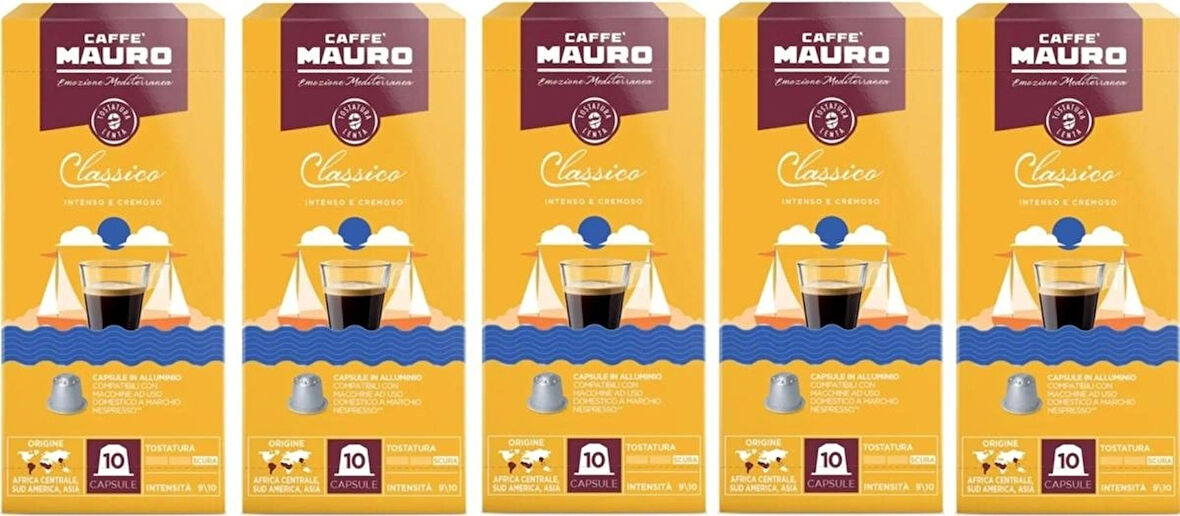 Caffe Mauro Classico Nespresso Kapsül Kahve 50 kapsul