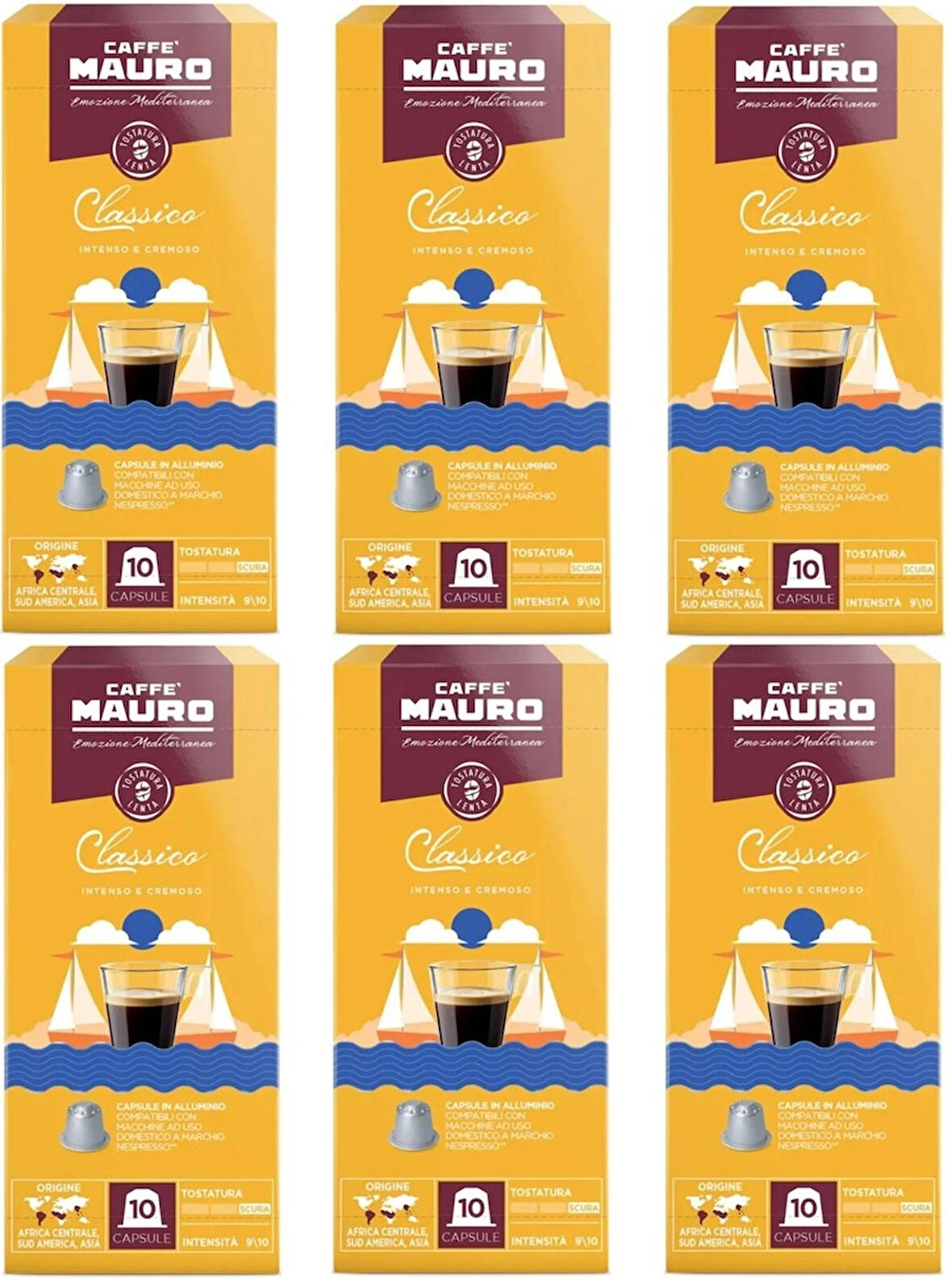 Caffe Mauro Classico Nespresso Kapsül Kahve 60 kapsul