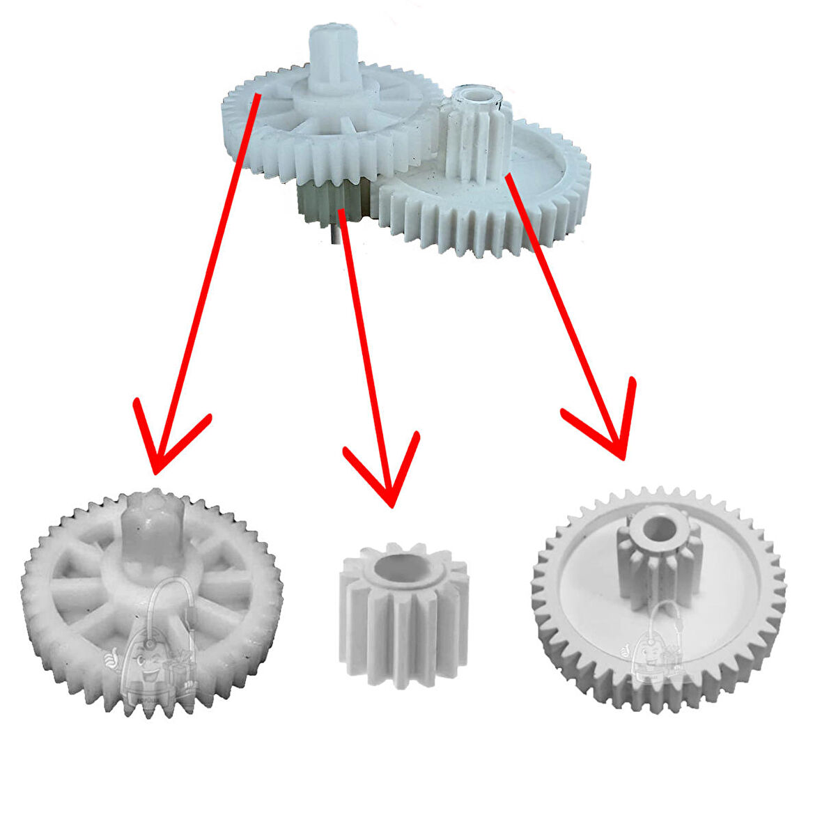 Esse Essenso Blender Hazne Kapağı Dişli Tamir Seti Uyumlu