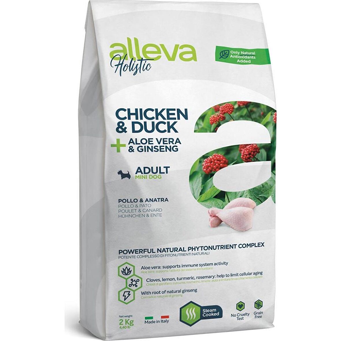 Alleva Holıstıc Adult Tavuk & Ördek Mını 2kg