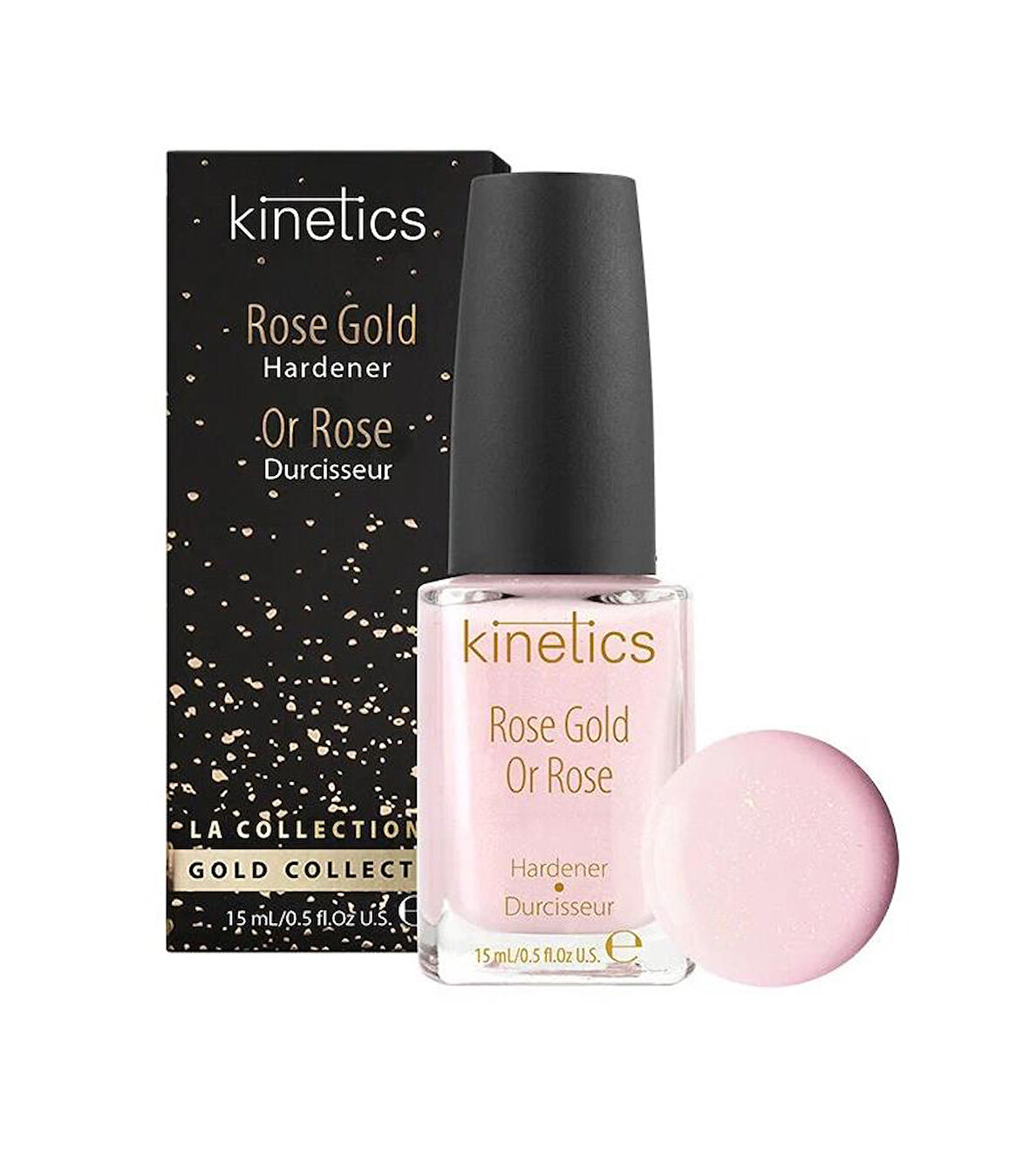 Kinetics Rose Gold Hardener Tırnak Sertleştirici Bakım Serumu 15ml