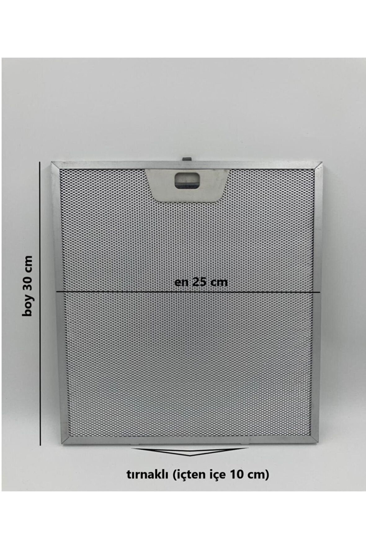 25x30 Cm Tırnaklı Arçelik Ankastre Aspiratör Davlumbaz Alüminyum Yağ Filtresi