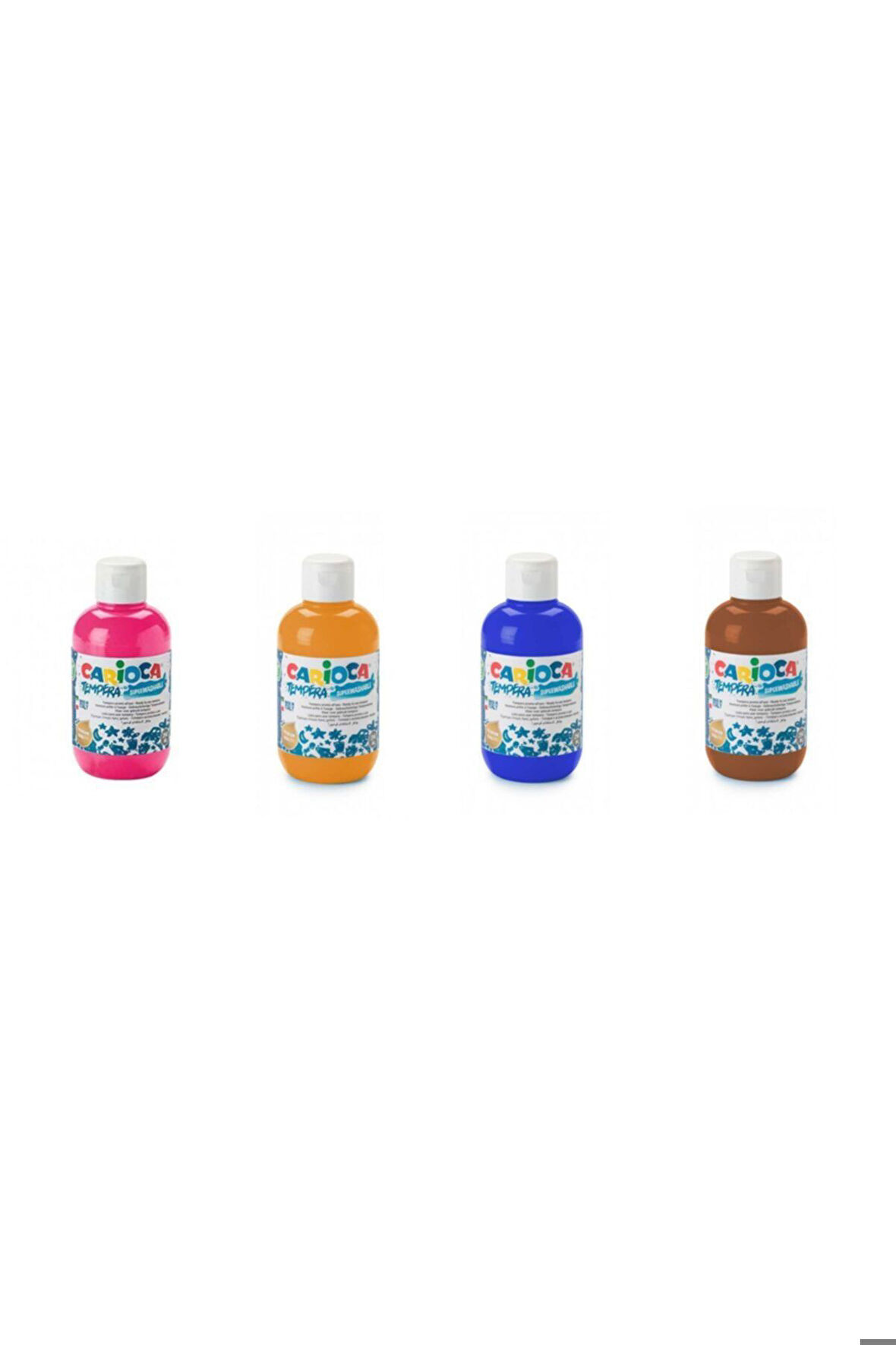 Yıkanabilir Guaj Boya 4 Renk 250 ml