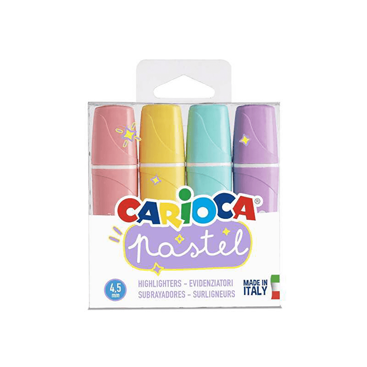 Carioca Pastel Renk İşaretleme Kalemi 4'Lü