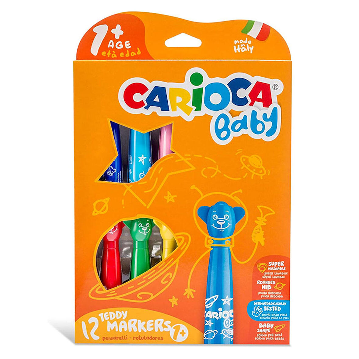 Carıoca Teddy Bebek Crayons 12 Li 43957