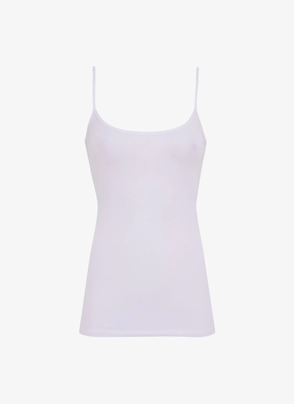 Cotonella Yuvarlak Yaka Beyaz Kadın Atlet GD006