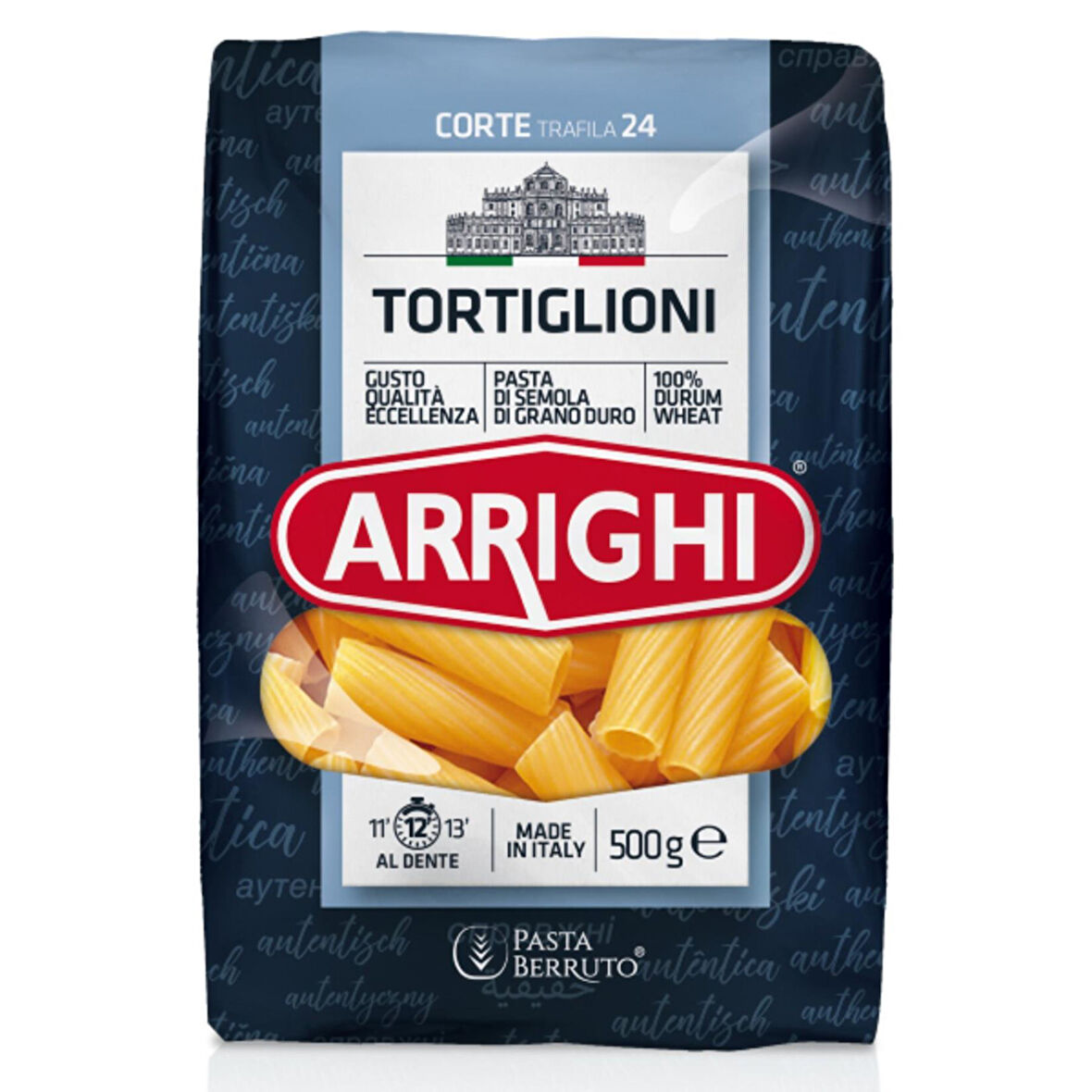 Arrighi Tortiglioni Kalın Kesme Makarna İtalyan Makarnası 500 g e