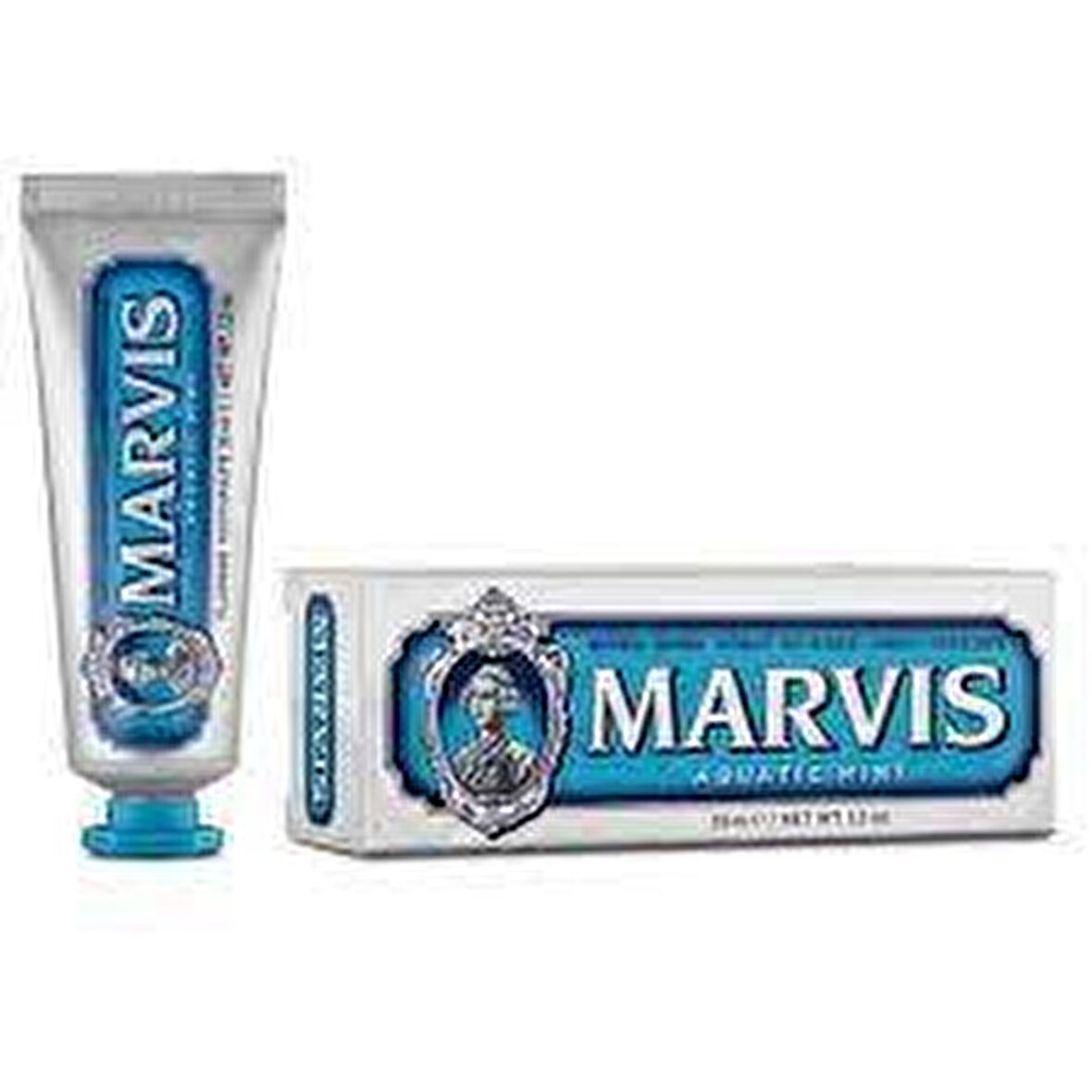 Marvis Aquatic Mint Nane Aromalı Beyazlatma Doğal Diş Macunu 25 ml 