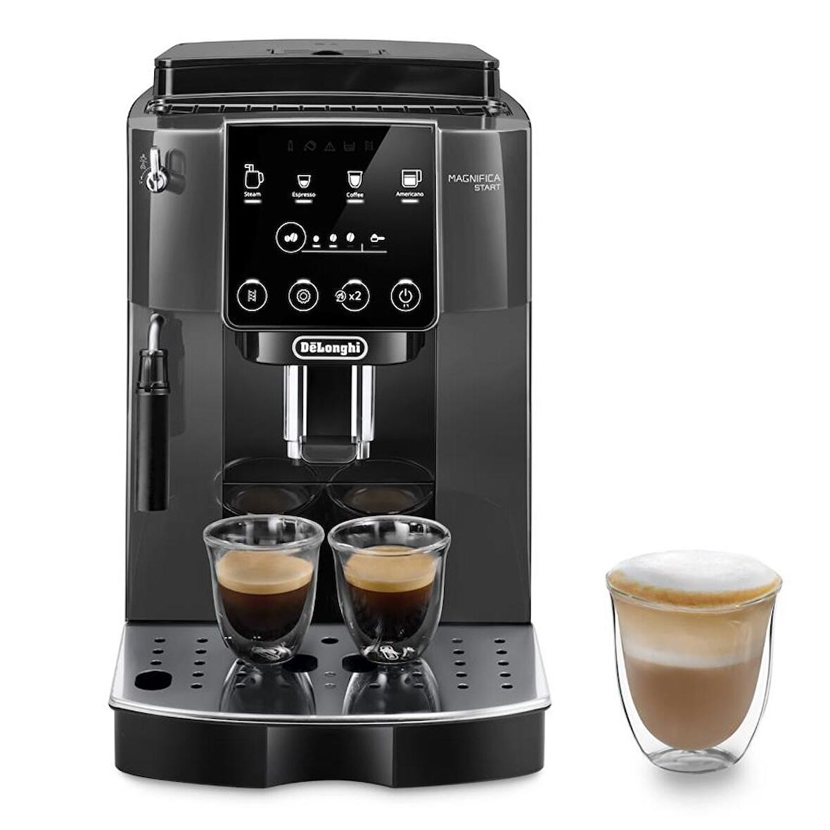 Delonghi Magnifica Start ECAM220.22 Tam Otomatik Gri - Siyah Espresso & Cappuccino Makinesi