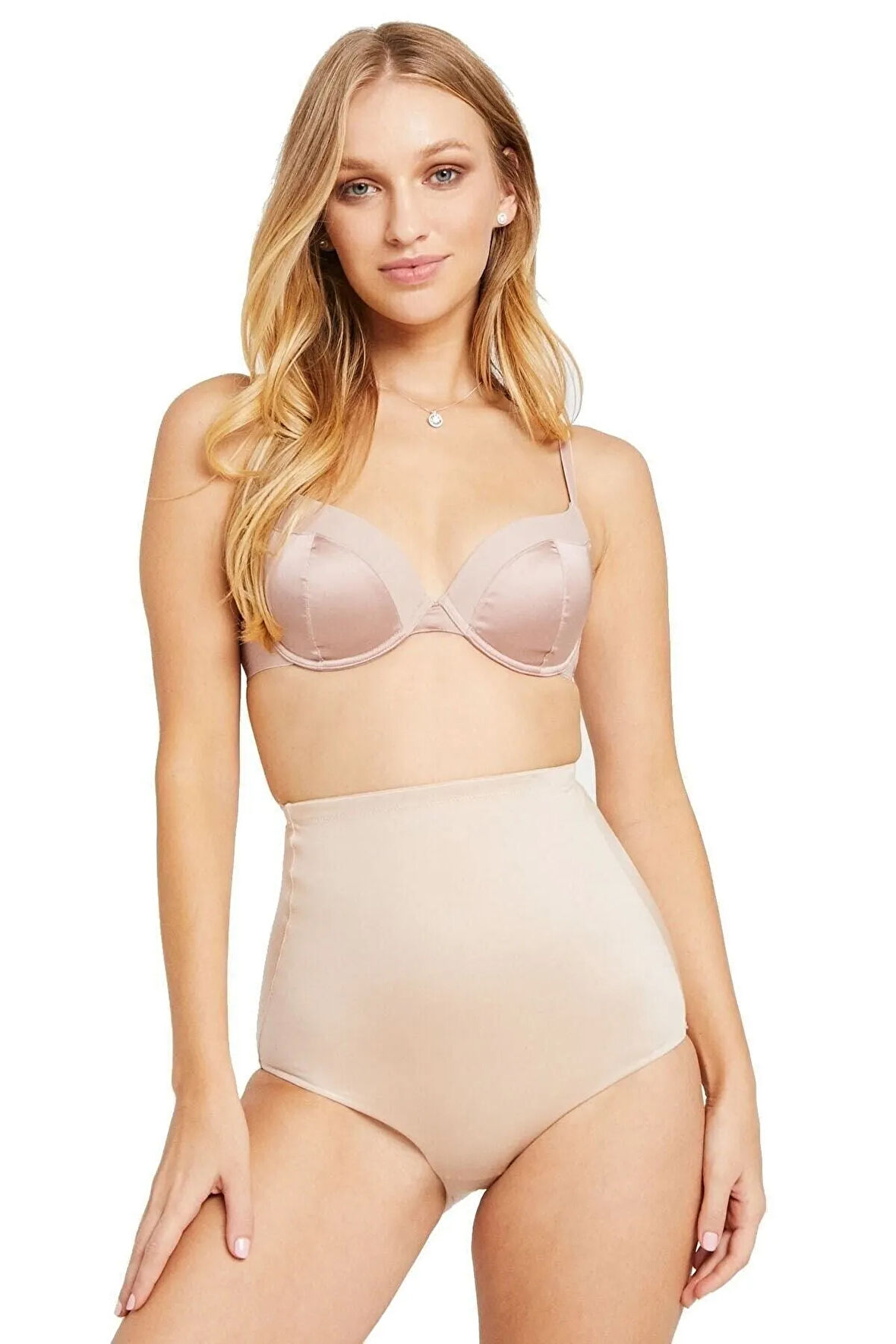 Kadın Ten Rengi Klasik Slip Korse