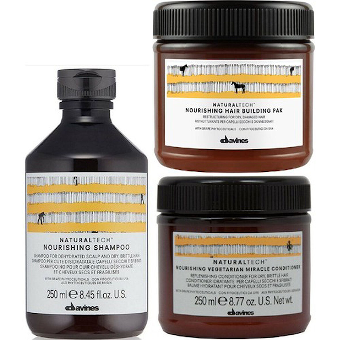 Davines Nourishing Mucize Keratin Bakım Seti 3 x 250 ml