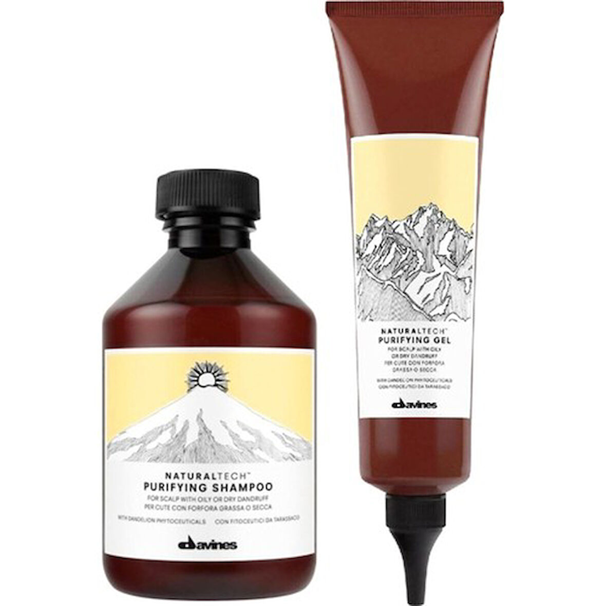 Davines Purifying Şampuan 250 ml + Jel 150 ml