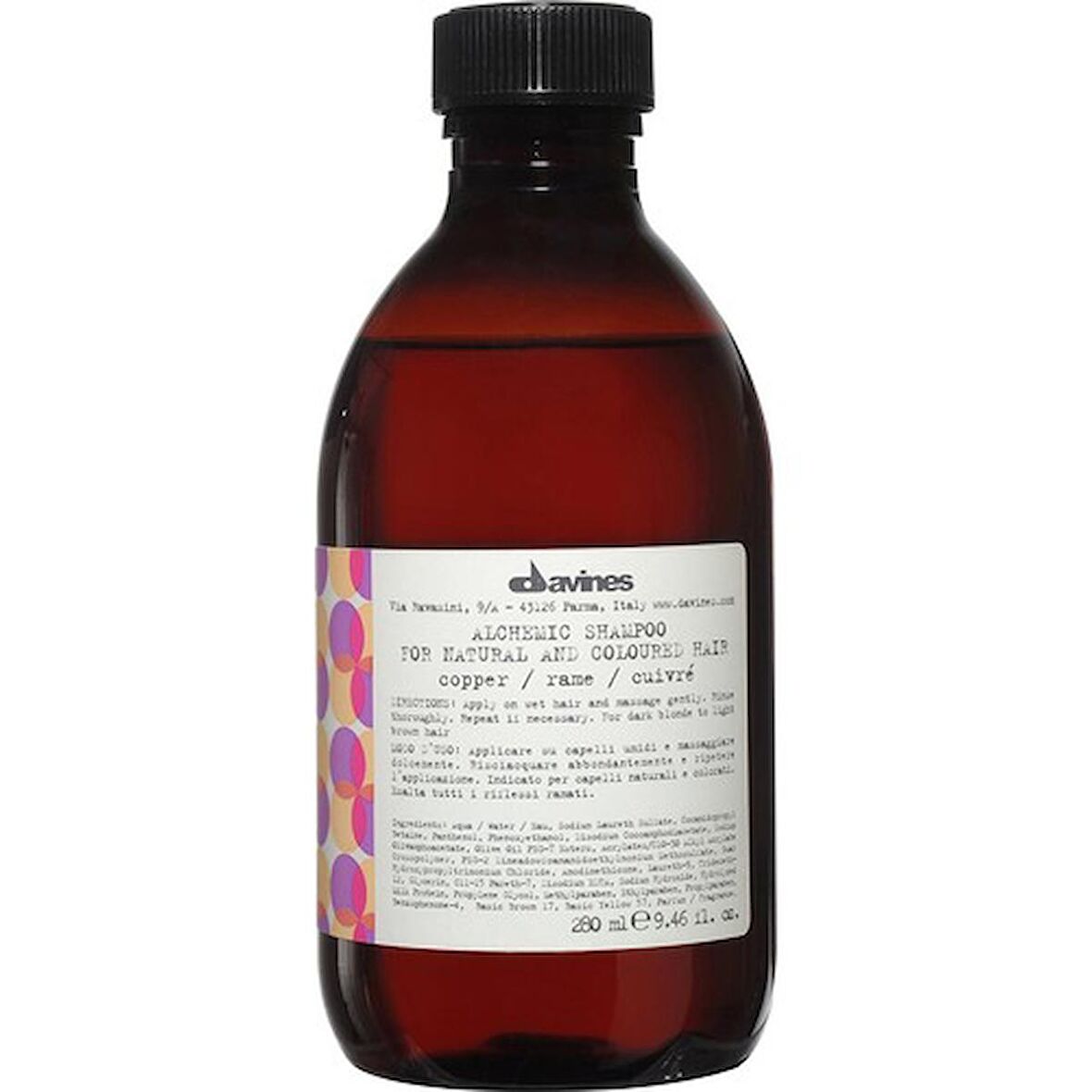 Davines Alchemic Copper Bakır Rengi Saçlara Özel Şampuan 280 ml