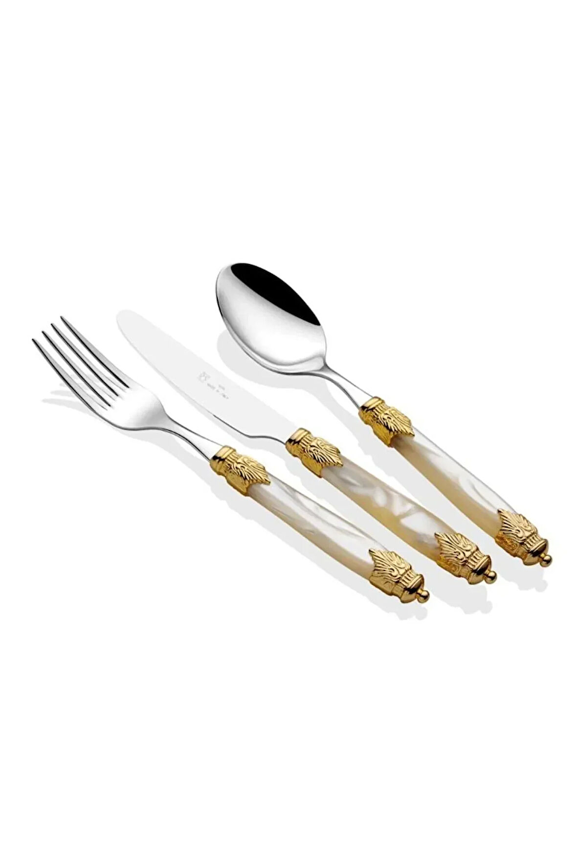 Arianna Ring 75 Parça Kaşık Takımı Kemik