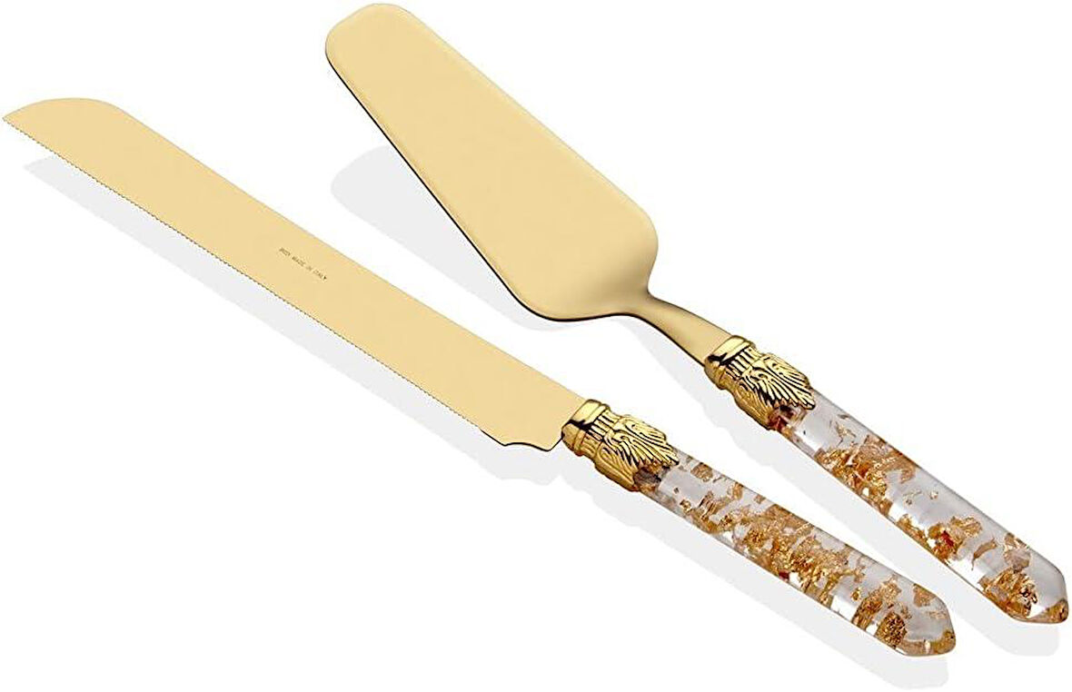 Rivadossi Luna Oro Pasta Servis Seti  